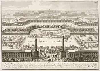 Primera Propuesta para el Palacio de Schönbrunn, Viena, de 